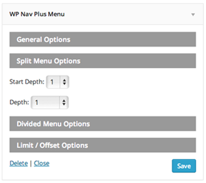 WP Nav Plus Active Widget