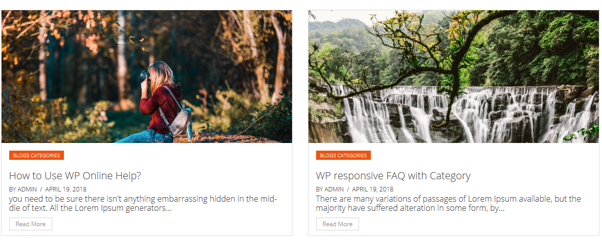 Display News with grid view