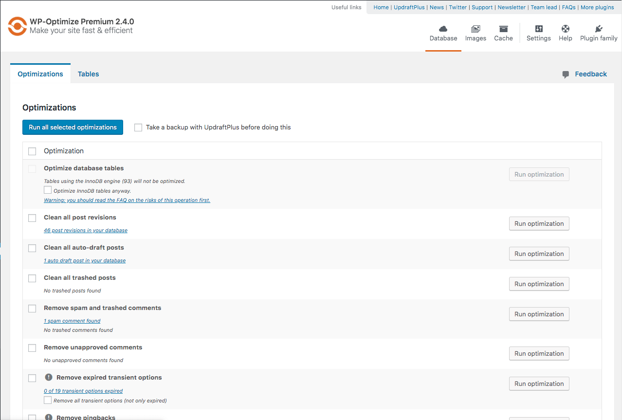 Cache - plugins comparison benchmark