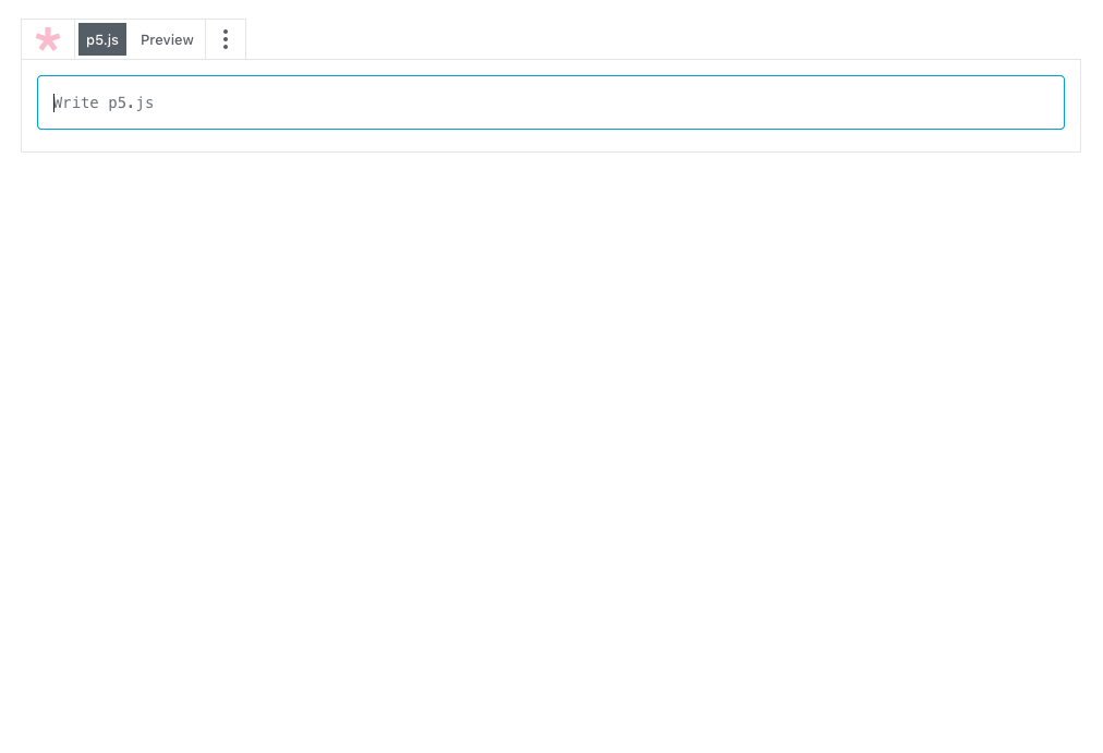 You can edit the code and preview the results from within the editor.