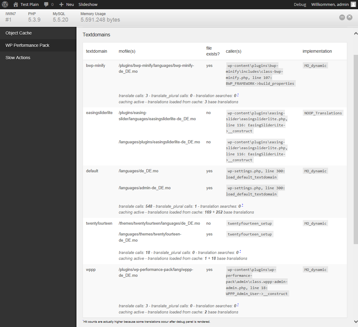 Debug Bar integration (v1.0)