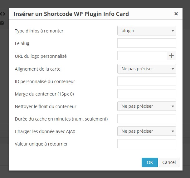 Another example with a theme (back of the card), a plugin with a custom icon, a plugin without icon (default WorPress logo)