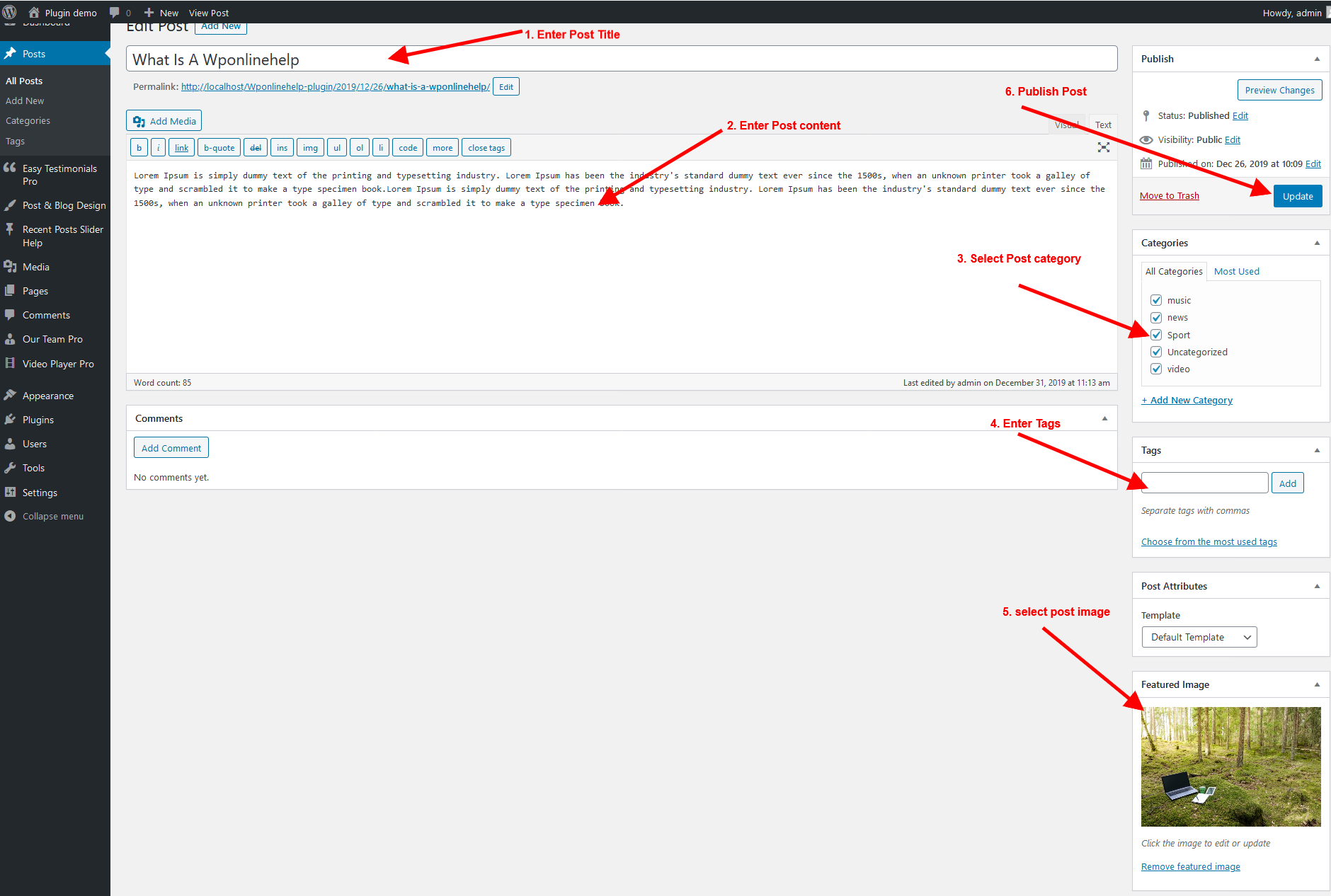 How to add Posts & Blogs.