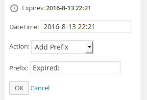 Add personal prefix for any post