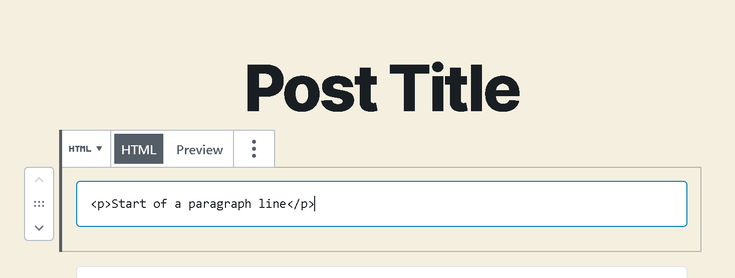 This plugin converts html tags into html blocks in Gutenberg editor.