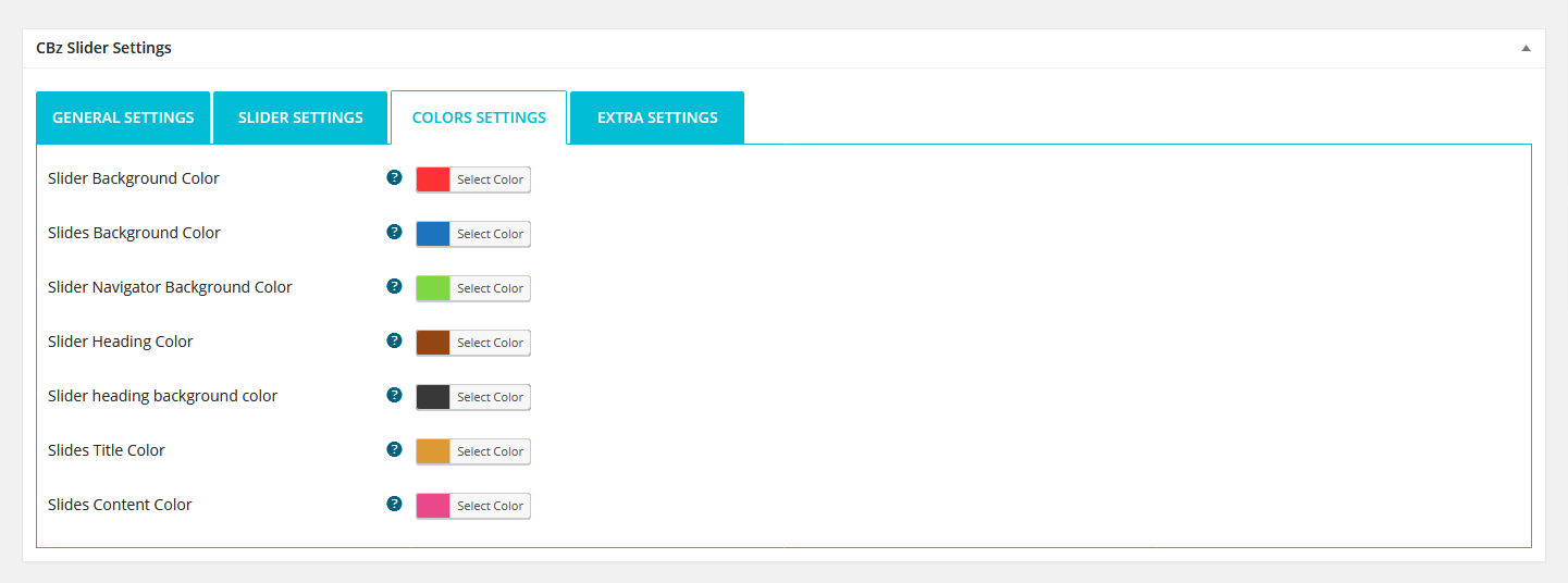 Extra settings for css additional css