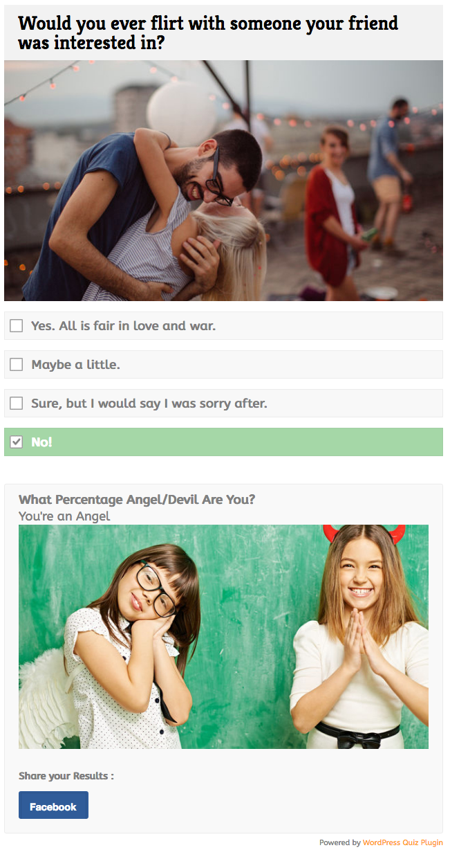 Personality Quiz