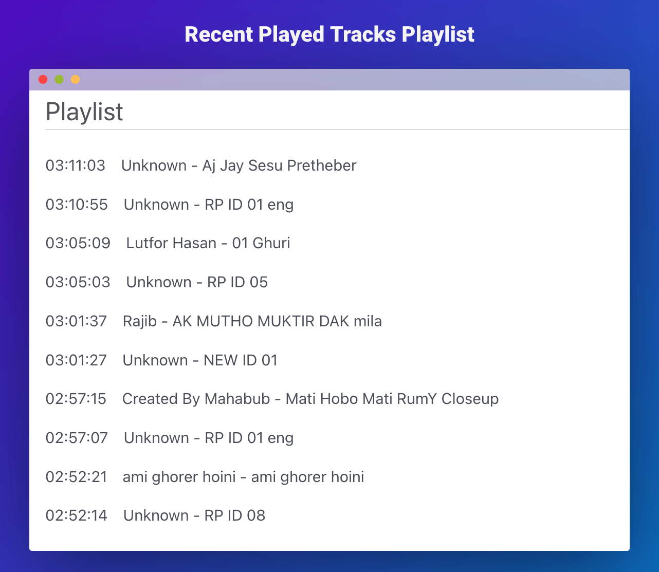 Radio Stations Importer