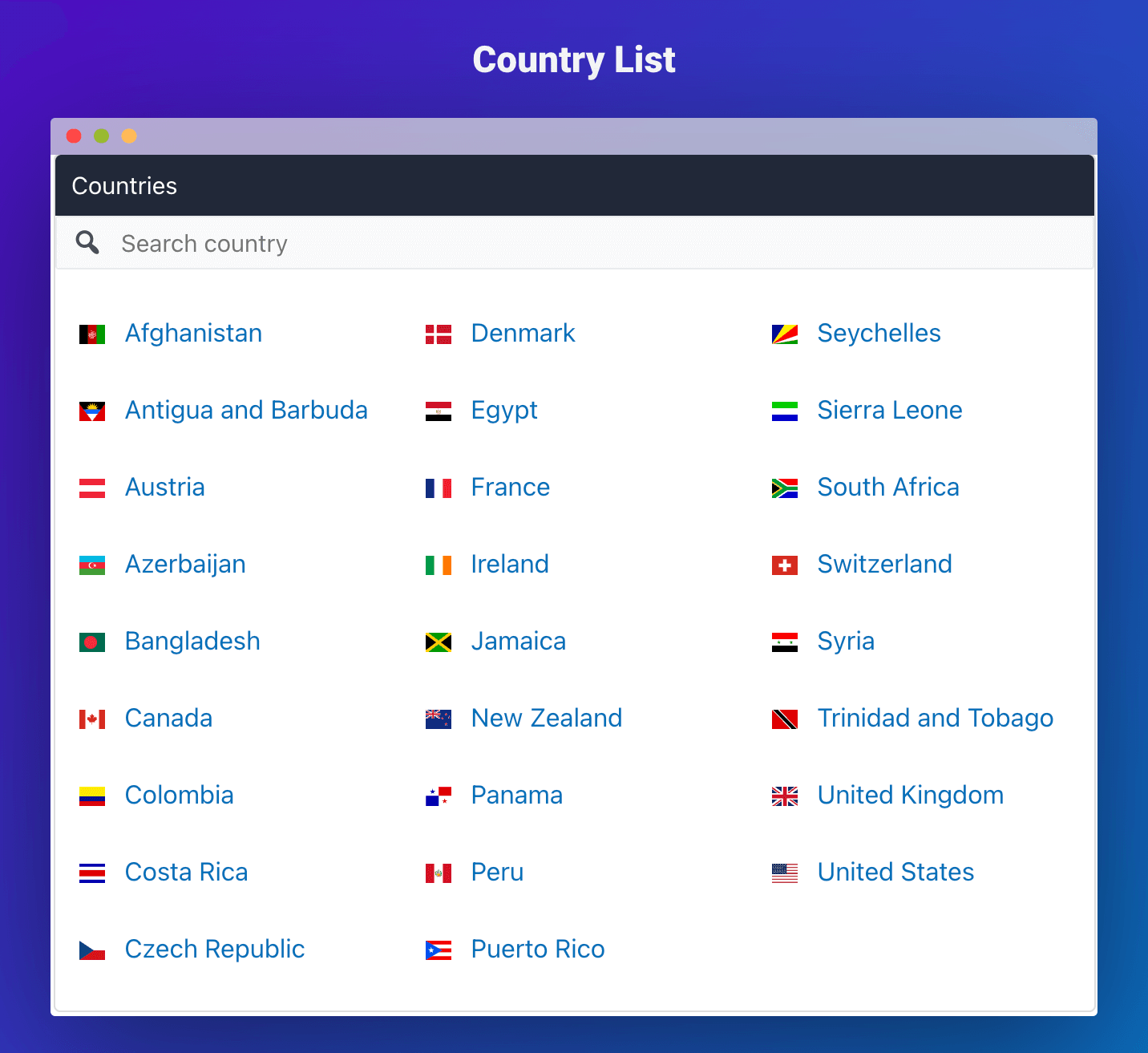 Stations Search