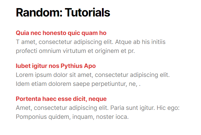Widget Content