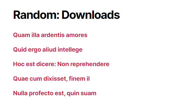 Widget Content