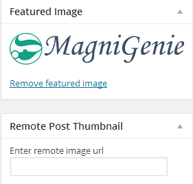 After adding a remote thumbnail.