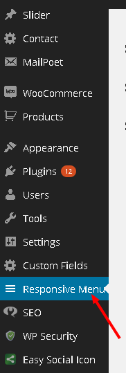 WP Responsive Select Menu - Plugin options will be found at wp menu area->Responsive Menu.
