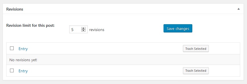 No revisions yet!