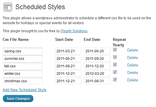 This is the settings page. Pretty simple.