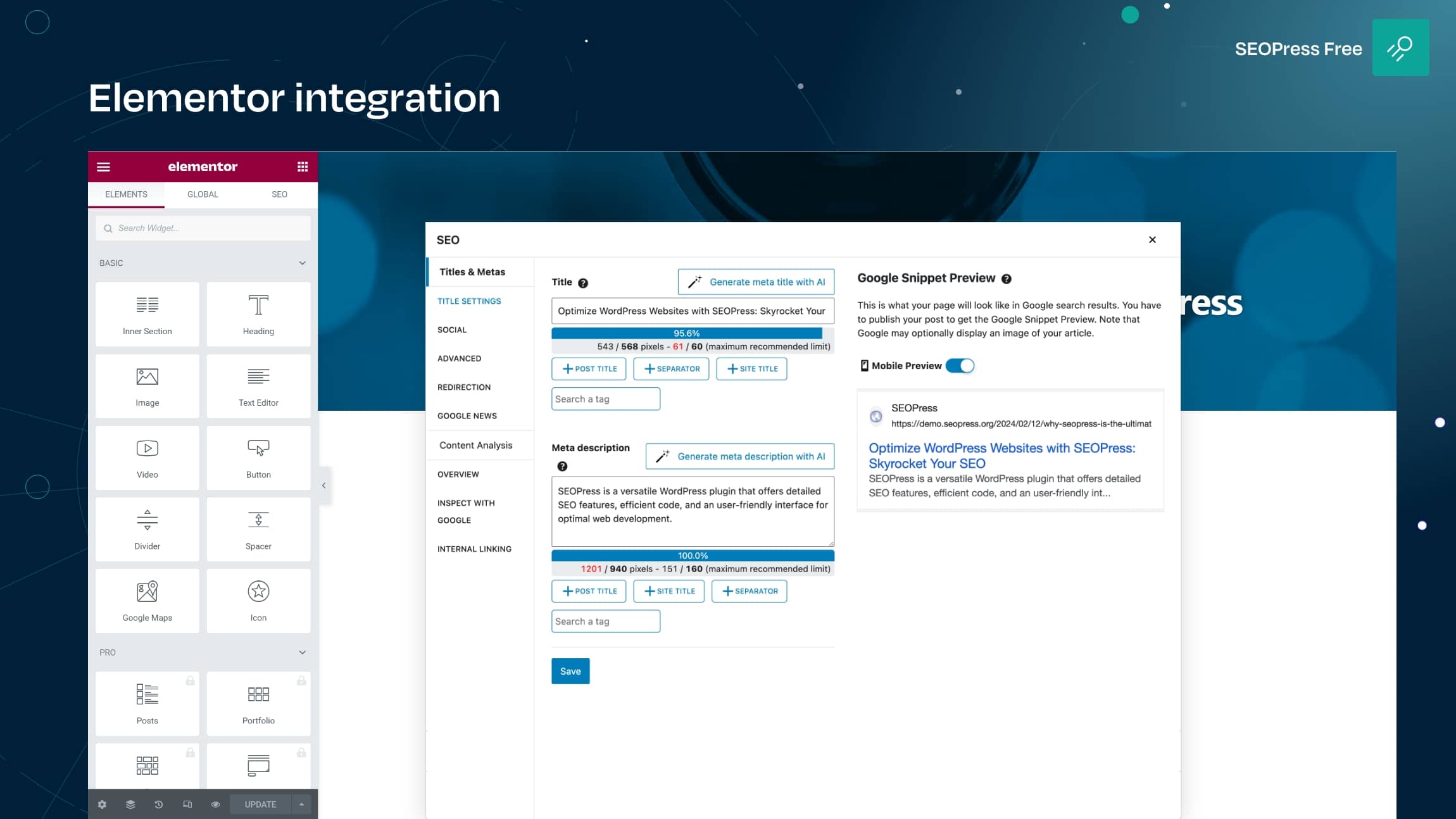 Beaver builder integration