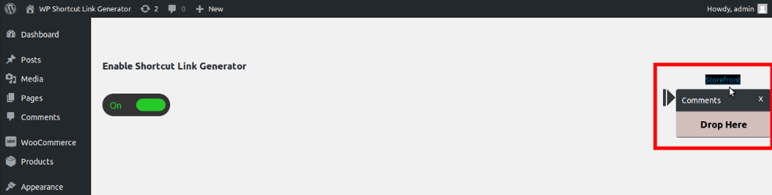 Drop Your sub menu in sidebar toggle