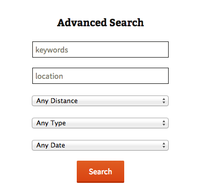 Advanced search
