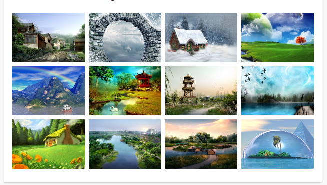 WP Slim Gallery in a page