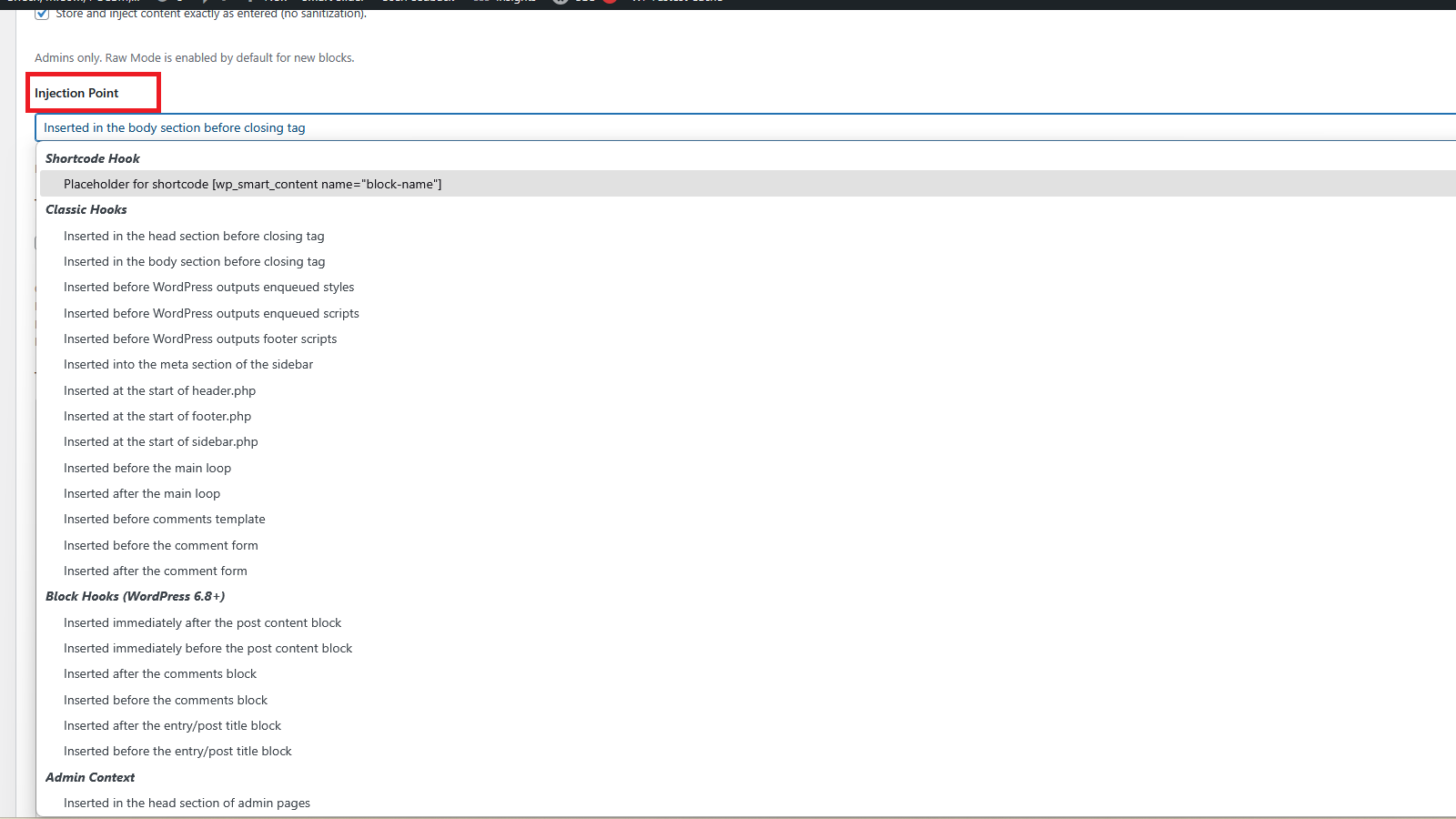 Classic Hooks Reference