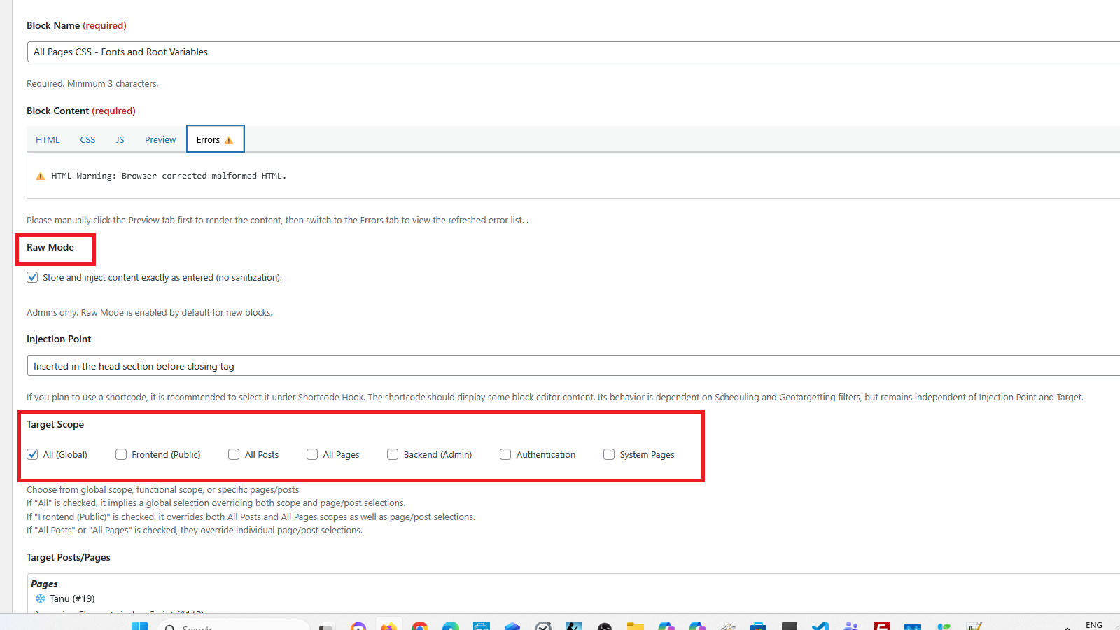 Optional Context Hooks Reference