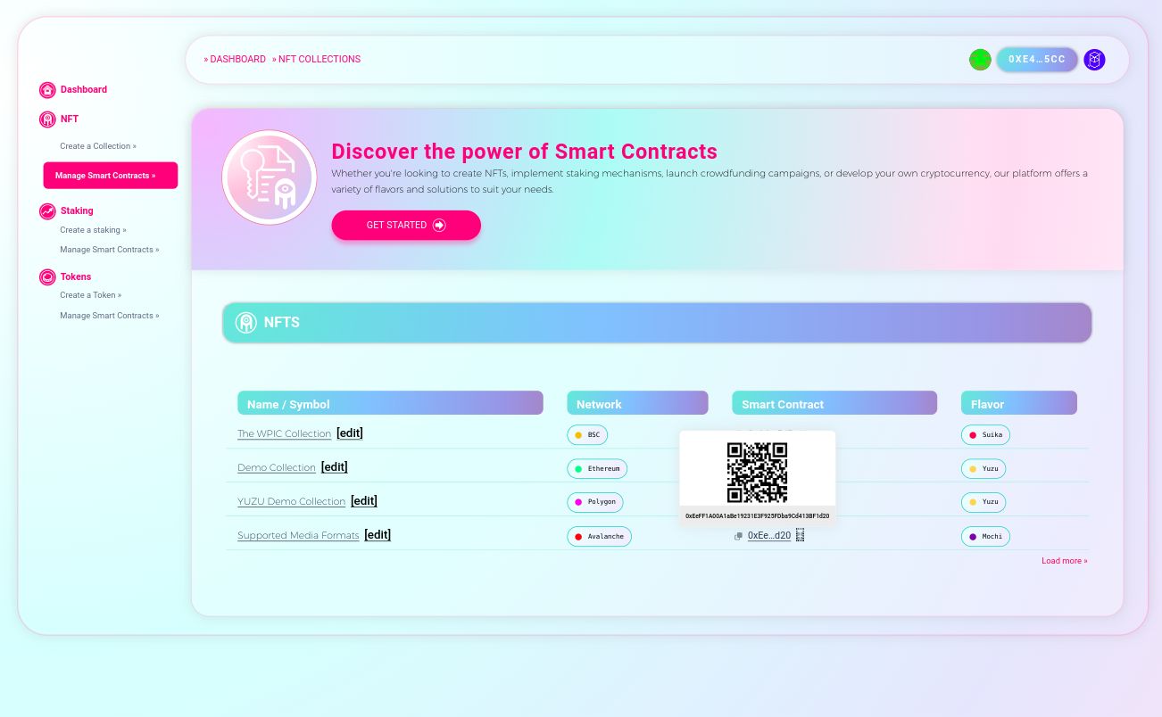 Frontend Smart Contract Manager