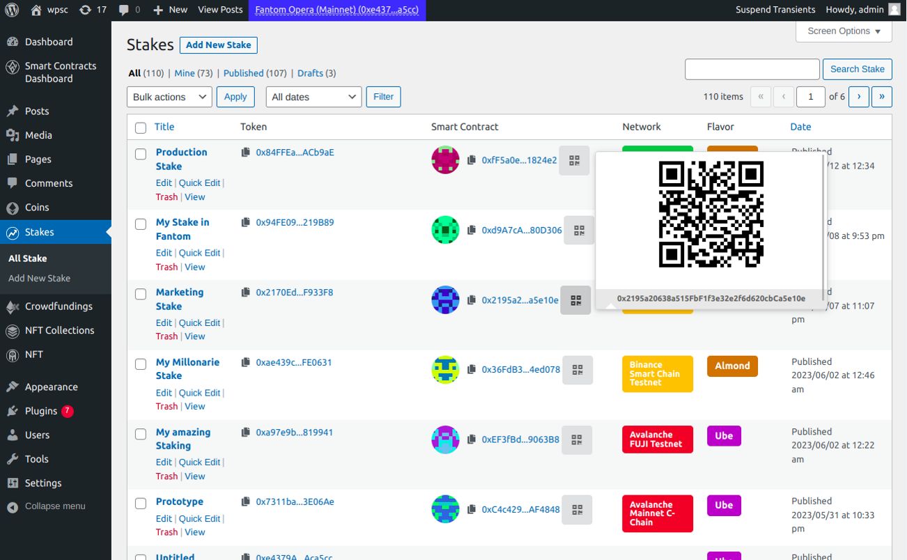 Backend Smart Contract Manager