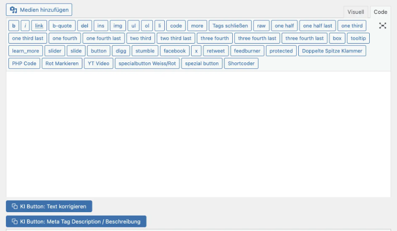SEO columns in the post overview