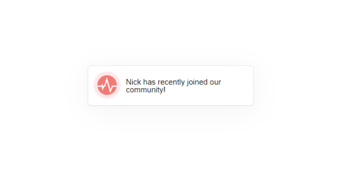 Recent Registration Notification