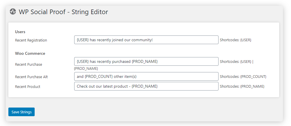 String editor