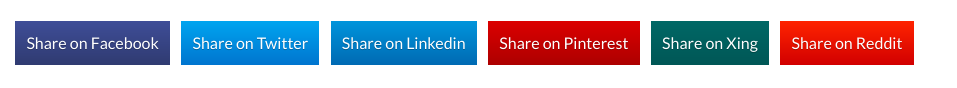 Default social share button