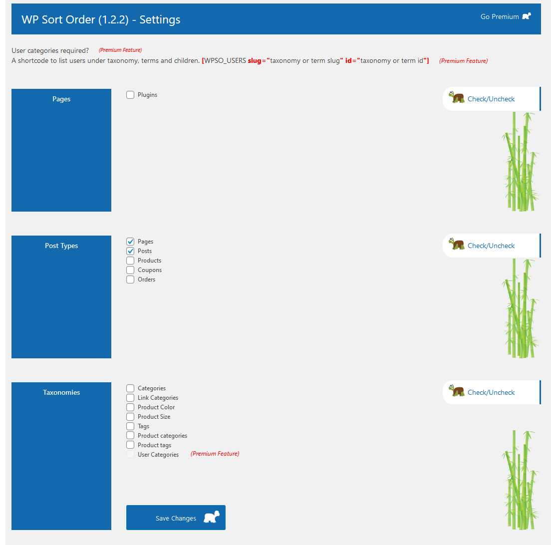 Settings Page - Full