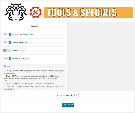 Tools & Specials