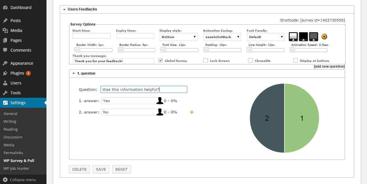 Admin Customization Options