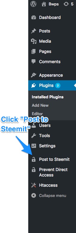 Click "Post to Steemit"
