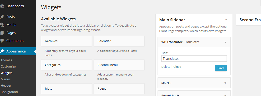 Easy to setup - simply use our widget with any wordpress theme OR add the [wp-translator] shortcode to pages and posts.