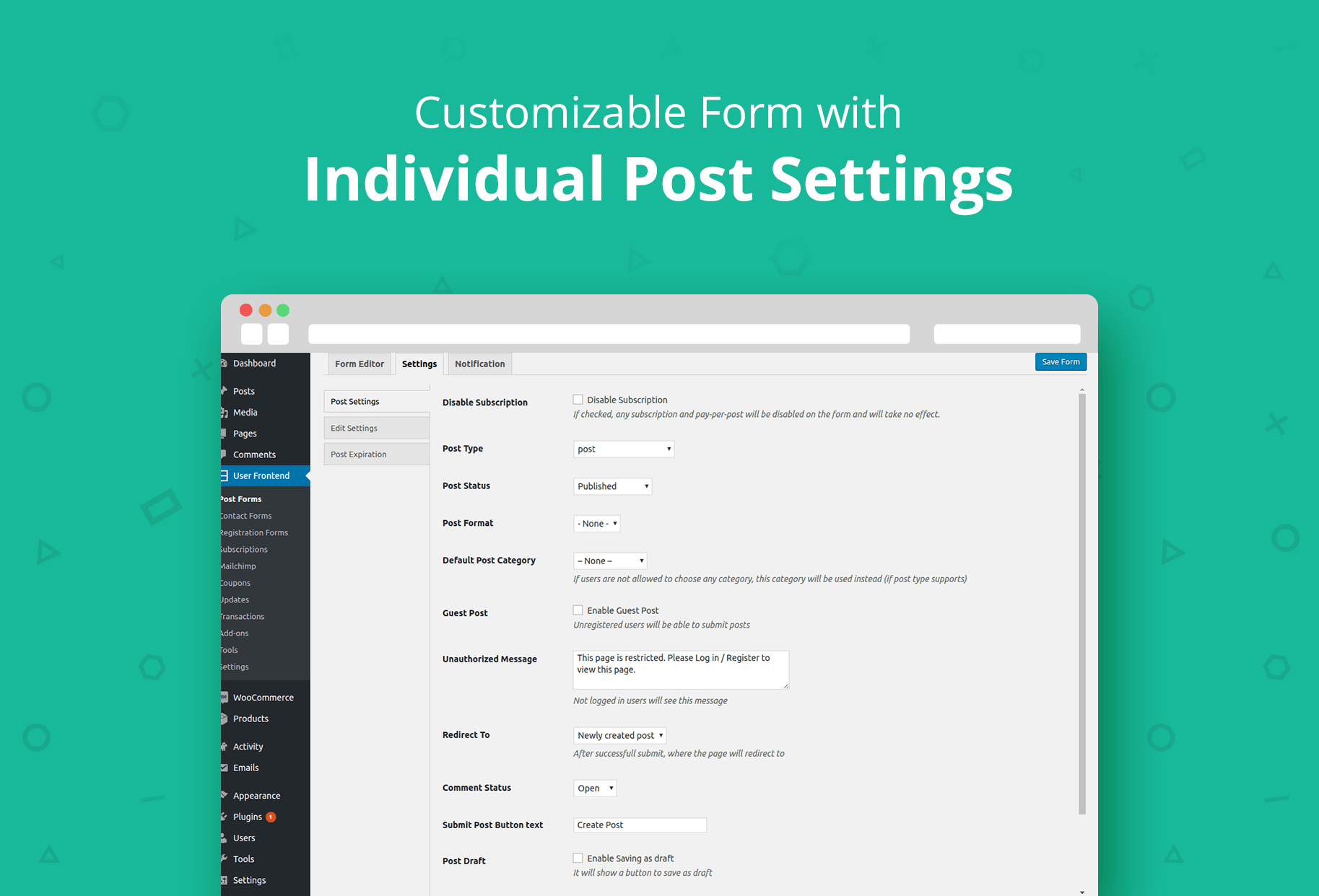 Get Detailed List of your Forms