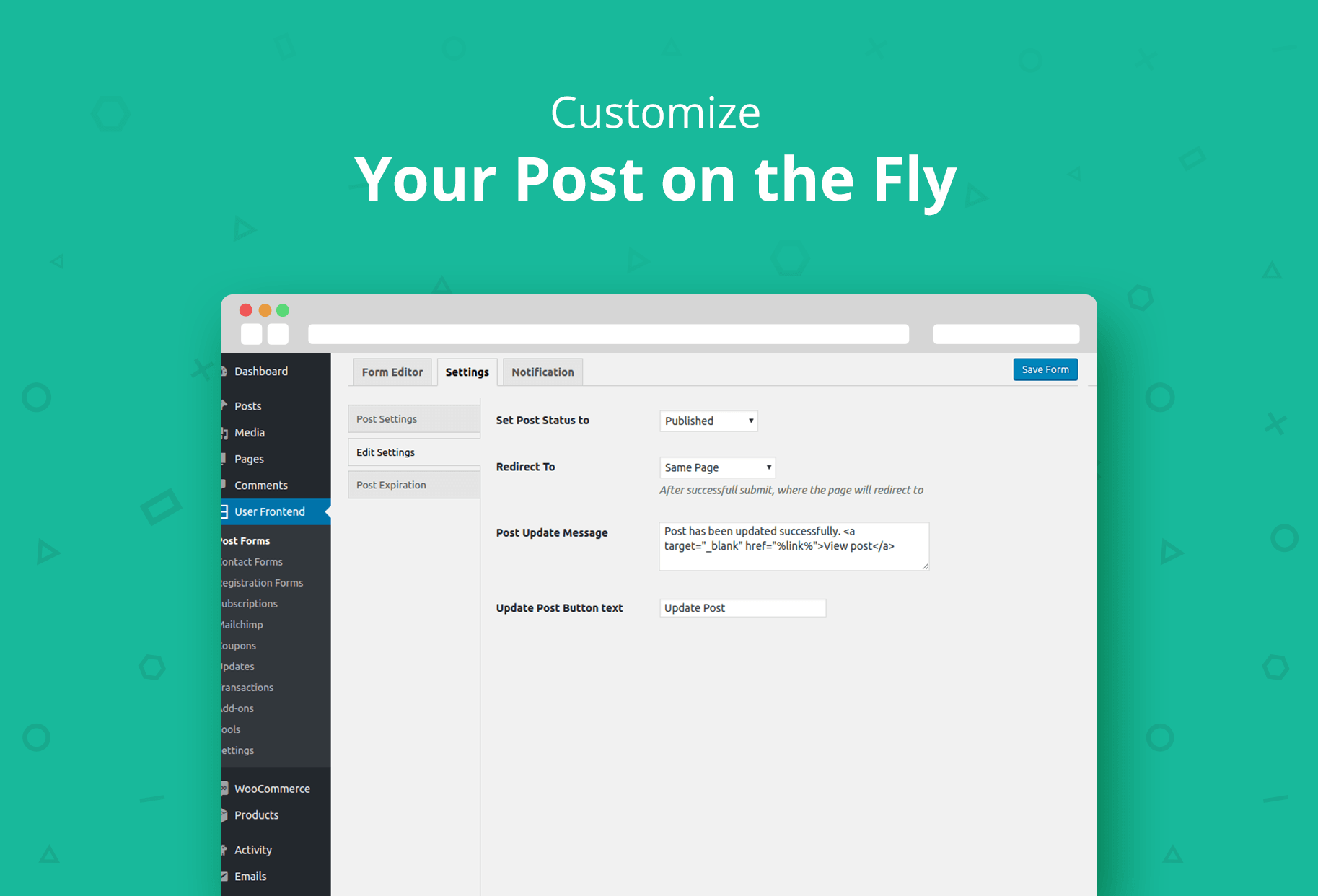 Let Your Users View Details of Their Posts