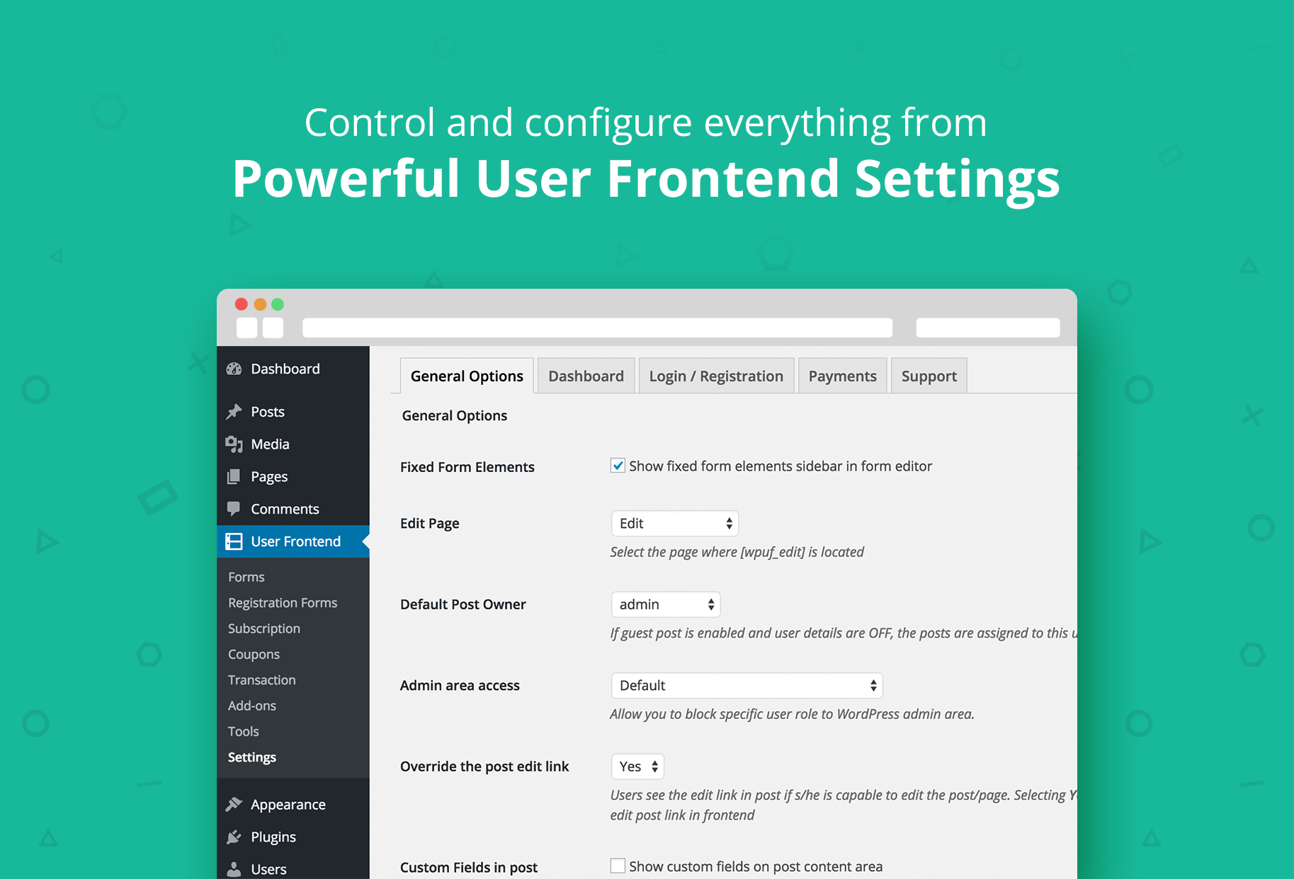 Let Your users Edit Their Profiles from Frontend