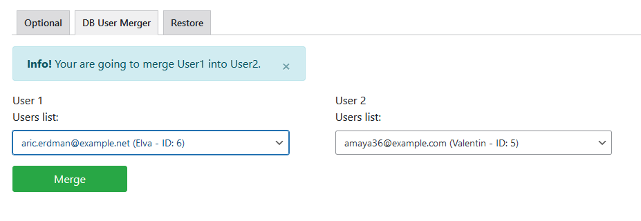 Help Tab - Contact Developer