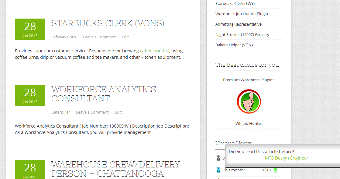 Notification Example Screenshot