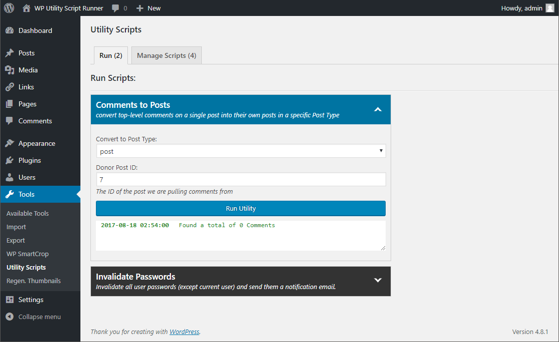 Output is presented in real-time, without refreshing the page