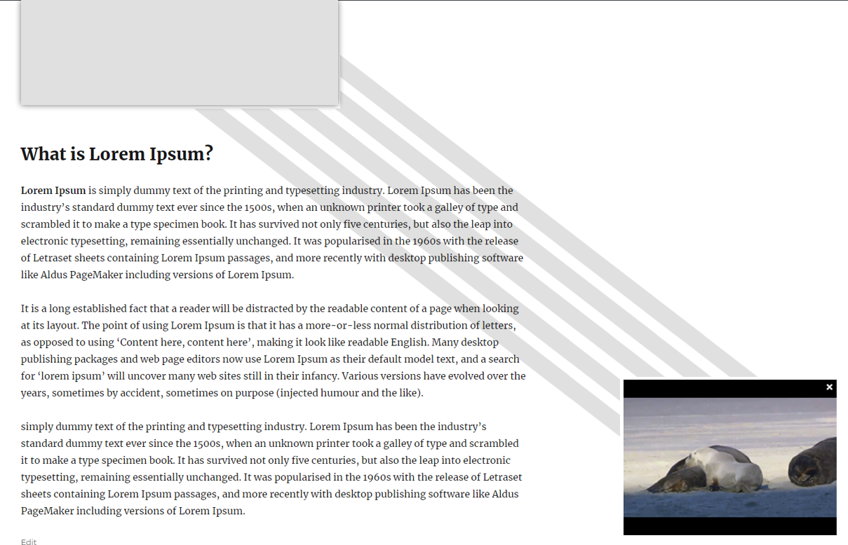 Preview page