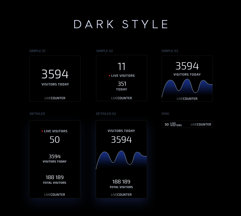 A style for those who joined the Dark side. May the force be with you.