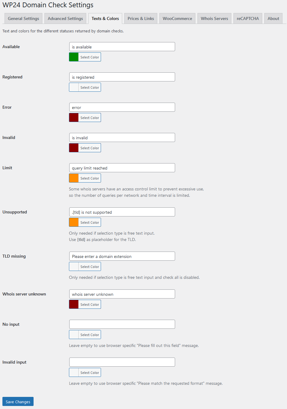 Drop-down list grouped