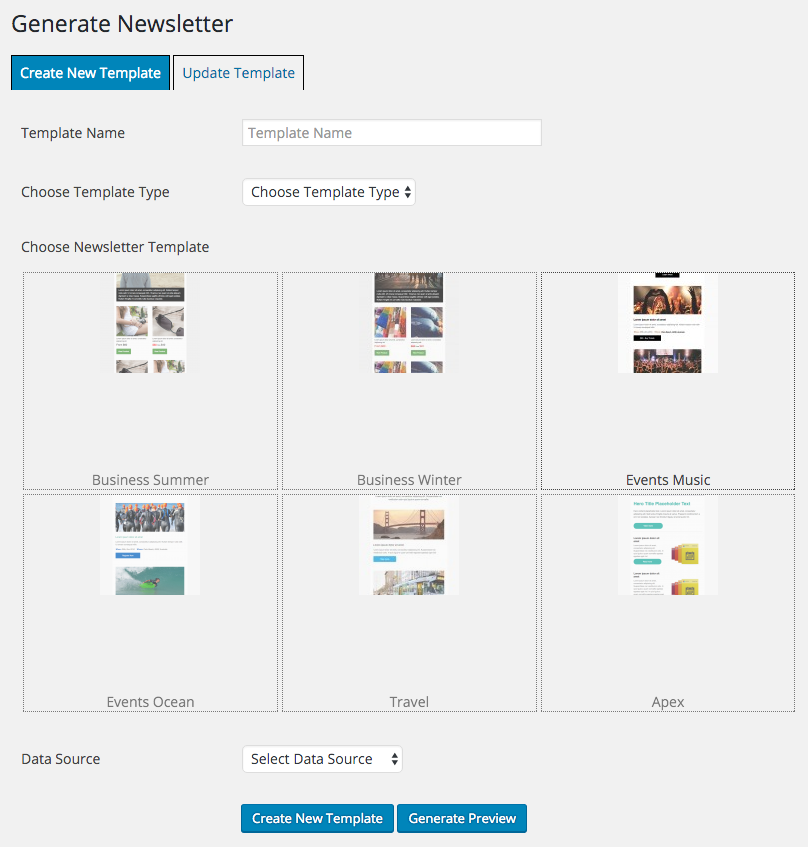 This is final Generate Newsletter panel.