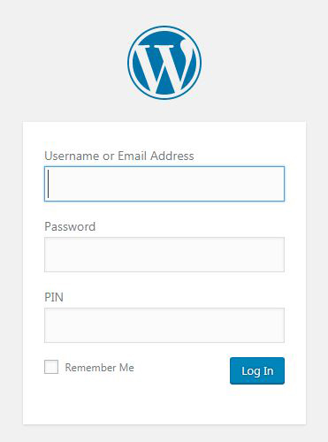 wPadlock will add an additional PIN to your login form. The PIN is verified through our web service.