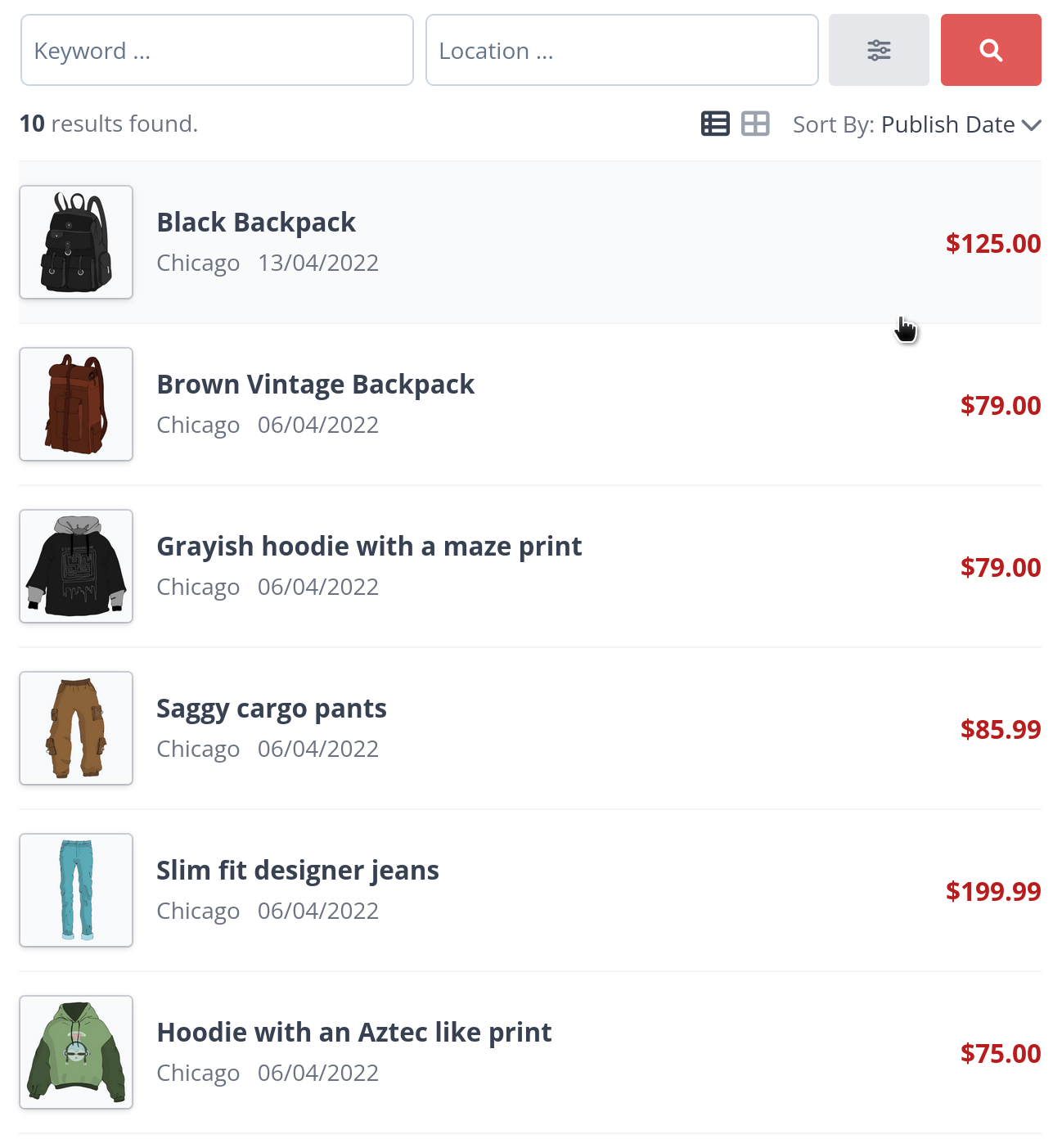 Management Panel - allow users to manage their own ads.