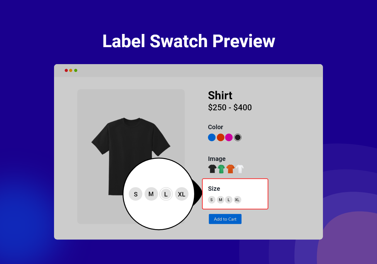 Label Swatch Preview