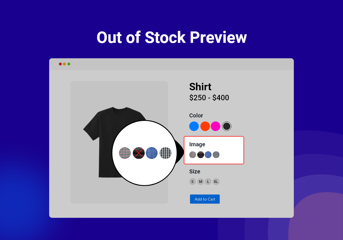 Out of Stock Preview